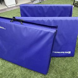 Two - 4’ x  10’ Folding Exercise Mats