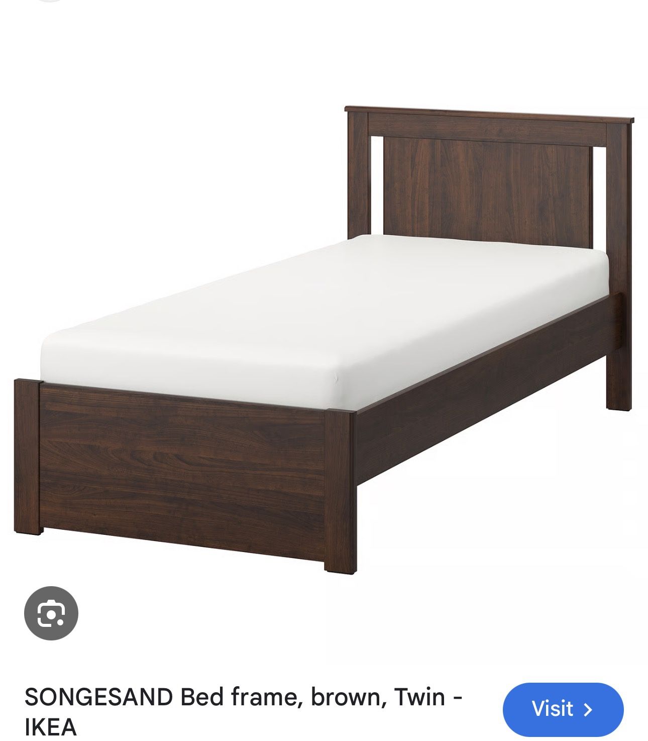 IKEA Songesand Twin Bed Frame And Mattress