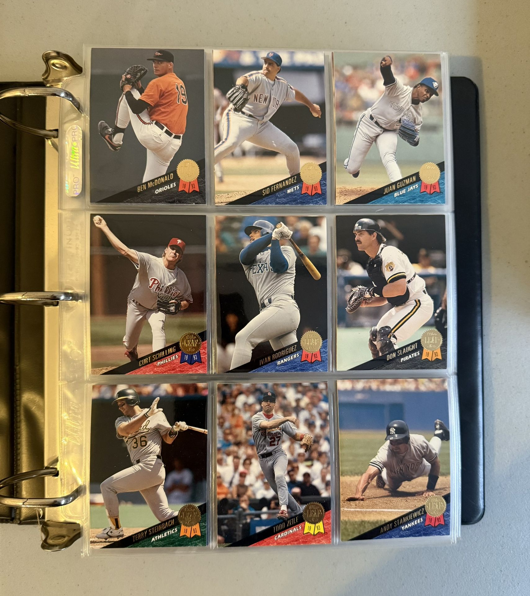 1993 Leaf Complete Baseball Card Set Series 1 & 2 1-440 Cards Ken Griffey Jr. 