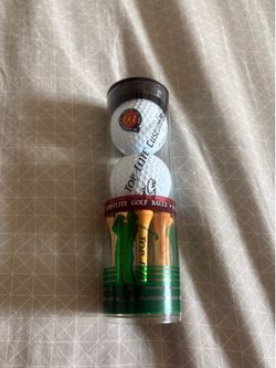 Vintage Top-Flite XL McDonald's Racing Team Bill Elliott Golf Ball and Tee Set