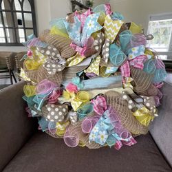 Eggstra Special Easter Wreath