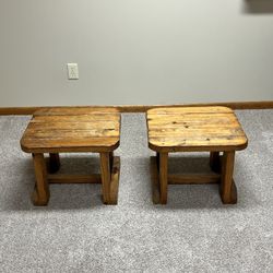 Coffee Table And 2 End Tables