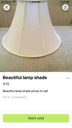 Beautiful lamp shade