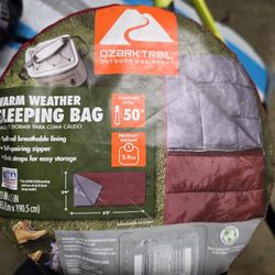 Warm Weather Sleeping Bag OZARK TRAIL