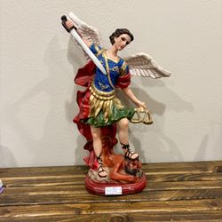 Imagen San Miguel Arcángel / Saint Michael Archangel 19x13x7” $35