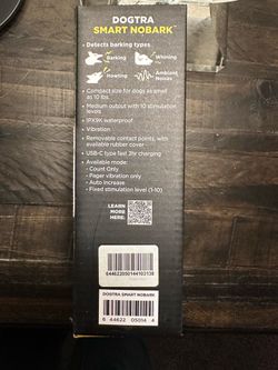 Brand new Dogtra no bark collar