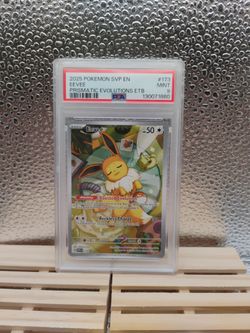 PSA 9 Eevee #173 Prismatic Evolutions ETB 2025