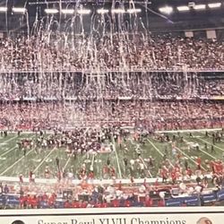 FRAMED SUPERBOWL CHAMPIONS XLVII/ RAVENS Vs 49ERS