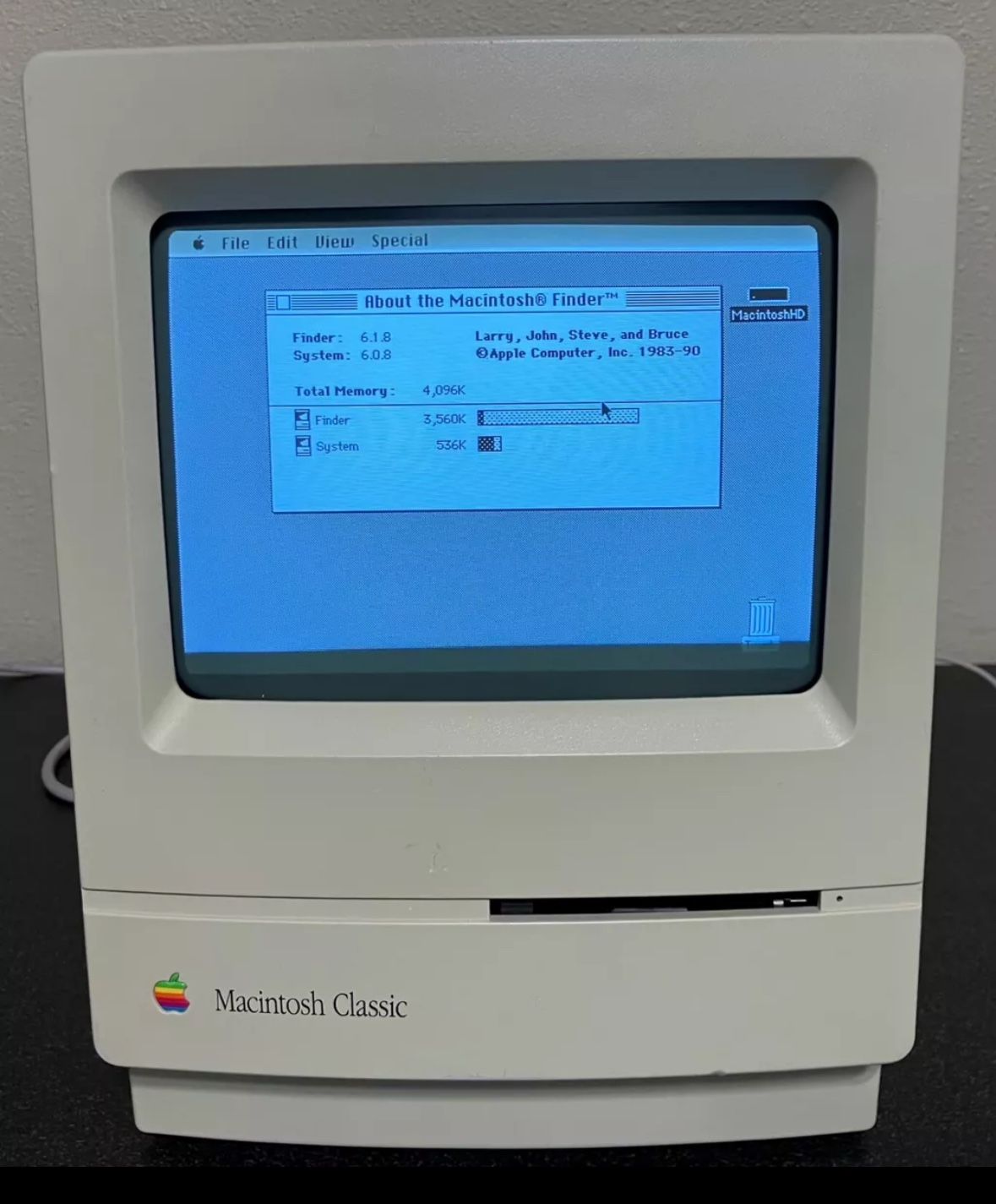 Vintage Macintosh Computer