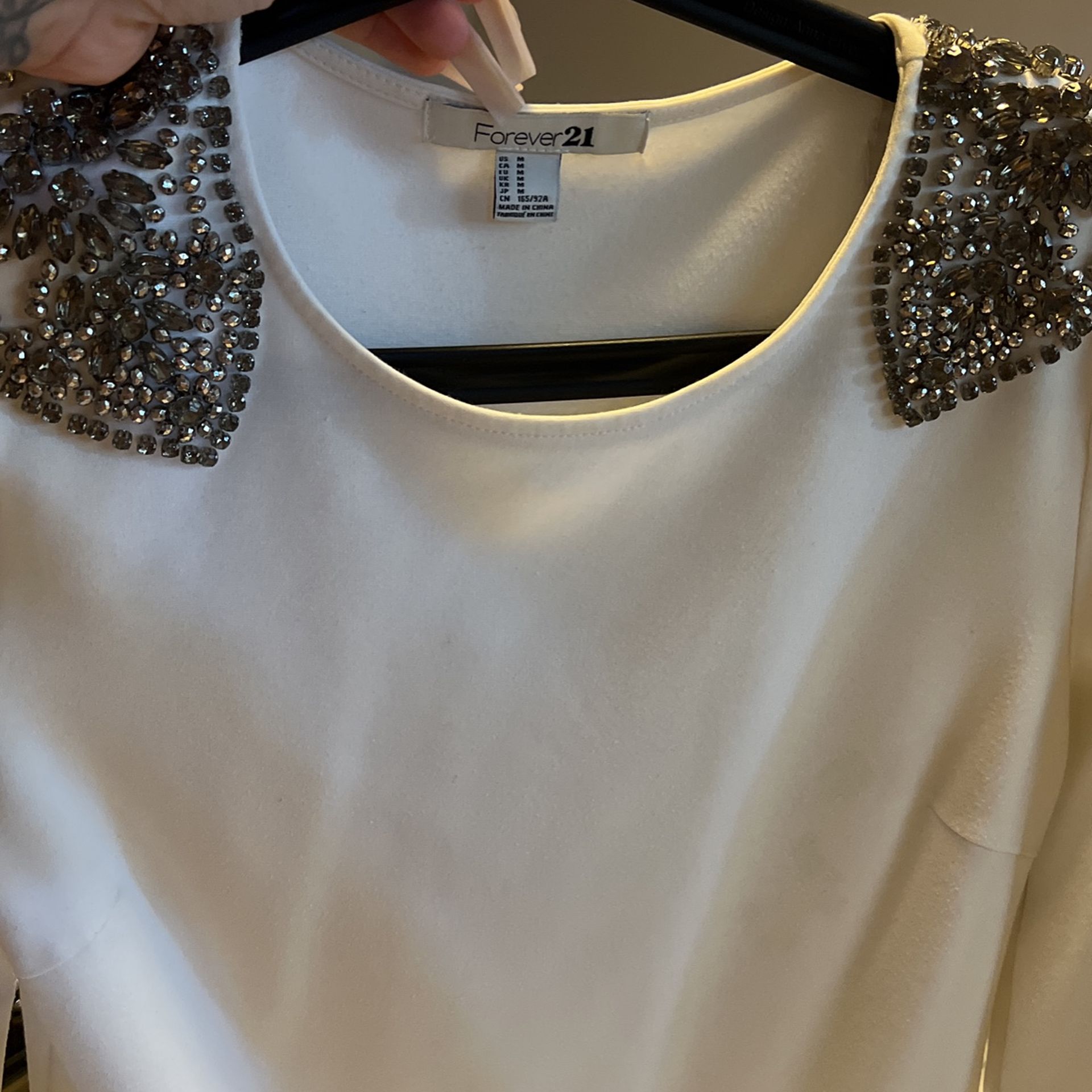 Embellished Long Sleeve Size Medium Forever 21