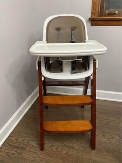 Oxo Sprout High Chair Taupe/Walnut