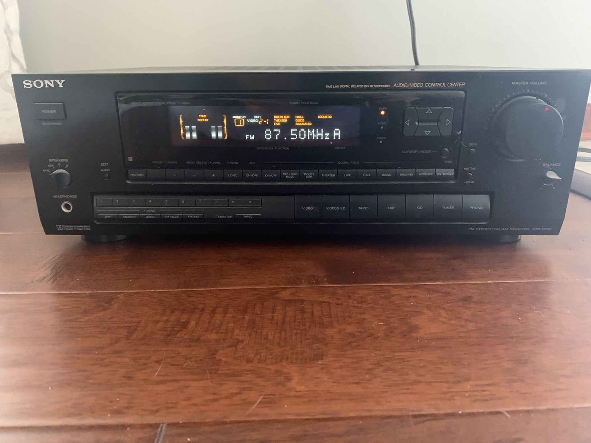 SONY STR-D790 RECEIVER-DOLBY SURROUND SOUND