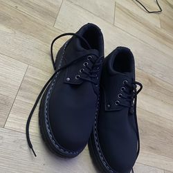 Black Leather Boots 9.5