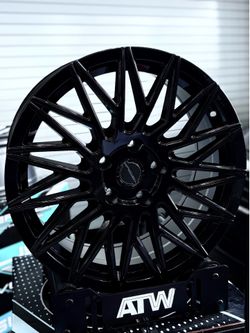4 NEW 17x7.5 VERSUS VS33 Black Wheels