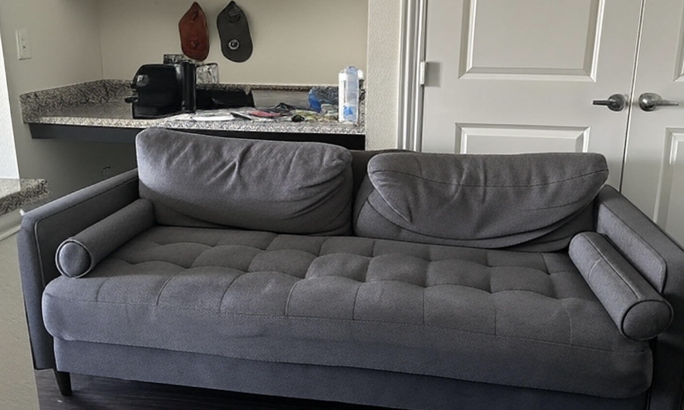 Cozy Gray Sofa for Sale - Good Condition!