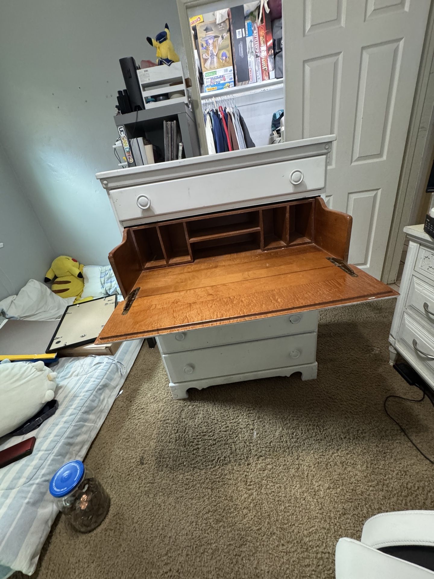 Large Dresser Drawer with Desk