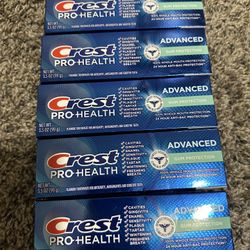 Crest Pro Health Advance Toothpaste 5 for $10