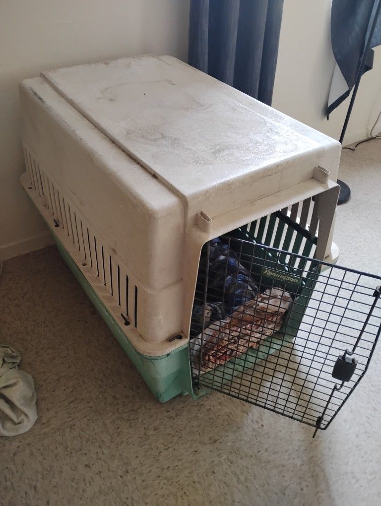 Large Dog Crate Make Reasonable Offers!! Must Go