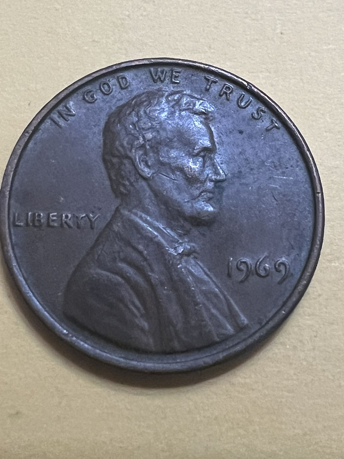 1969 Error Penny