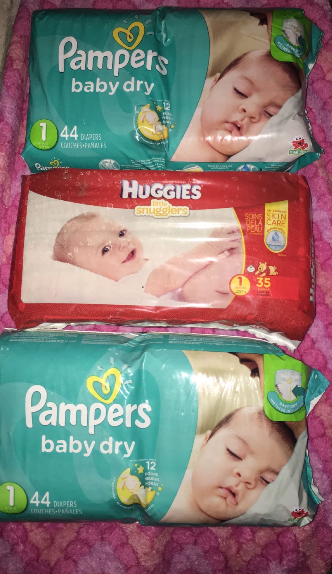 Pampers & huggies