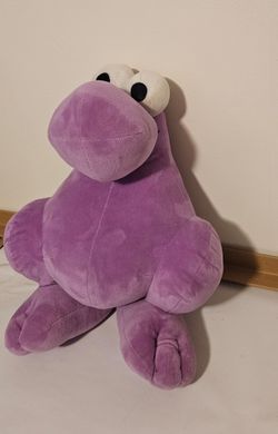 NERDS LARGE SIZE LAVENDER  MONSTER STUFFED PLUSH TOY APROX 12"INCHES PRE-OWNED