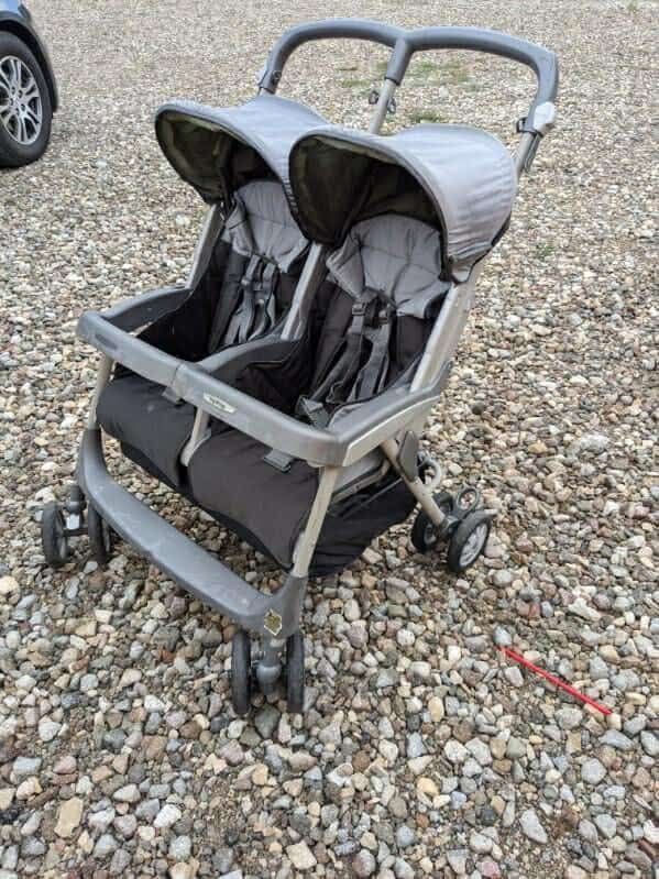 side by side peg prego. double stroller
