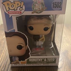 Funko Pop Dorothy & Toto #1502 – Wizard of Oz 85th Anniversary – New in Box