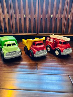 Green toys trucks