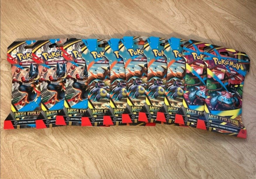 2025 Mega Evolution Booster Packs Lot of 10