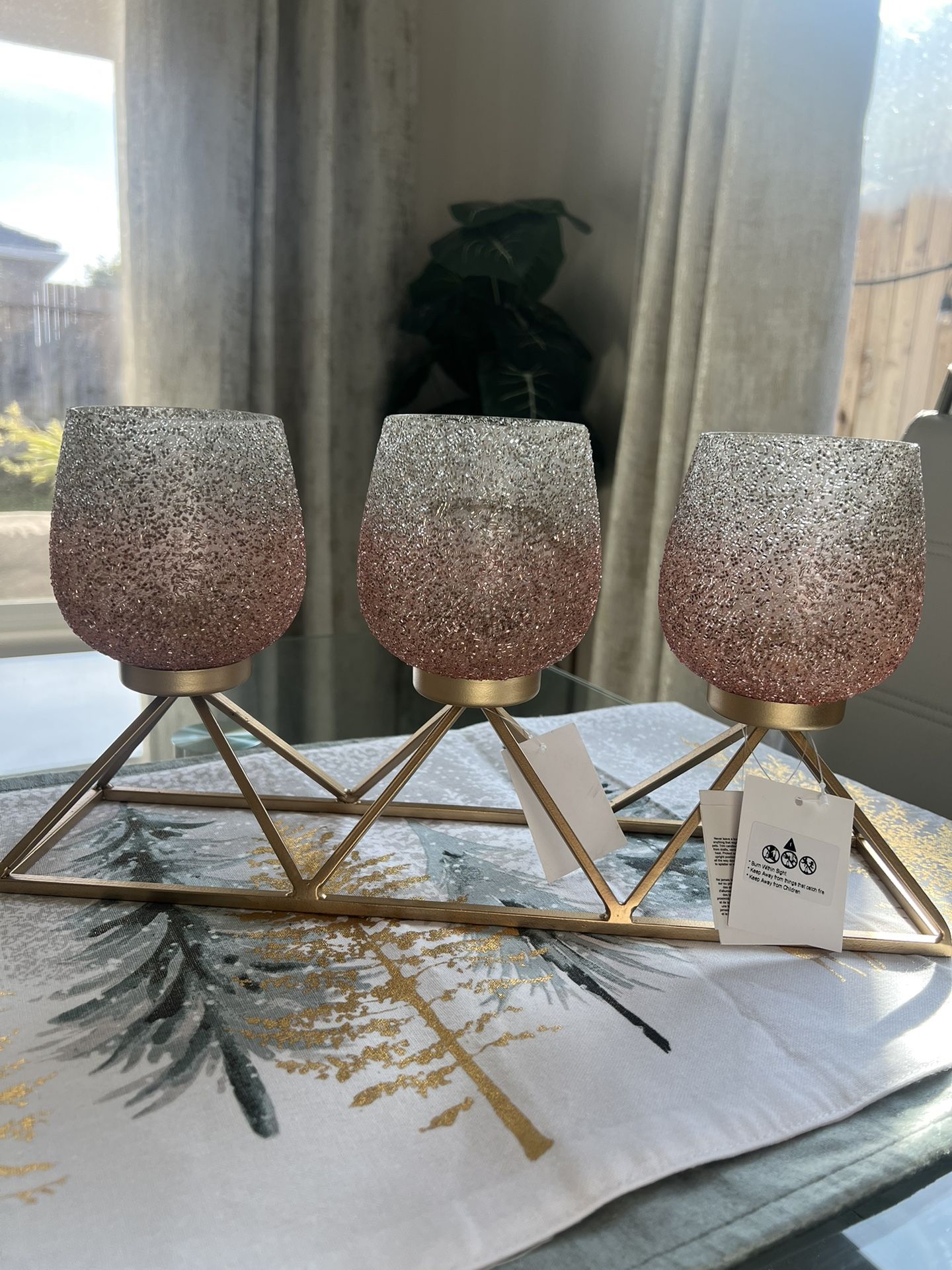 Sequin Candle Holder