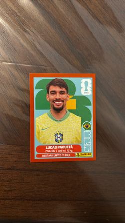 Panini World Cup Card