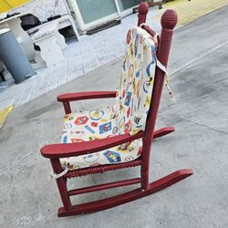 Vintage Disney Bentwood Child’s Rocking Chair Good Condition Beautiful 