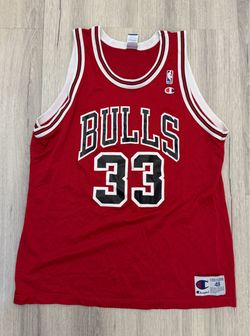 Champion Chicago Bulls #33 NBA Jersey Size 48