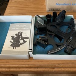Marine Sextant, Davis Master Mark 15 - Compass Prismatic Reflecting Instrument