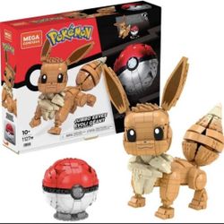 Mega Construx Pokémon Jumbo Eevee & Pokeball Construction Set 