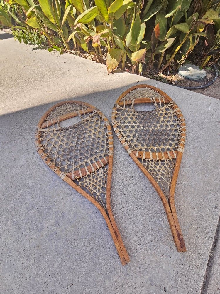 Authentic Antique Eskimo Snow Shoes