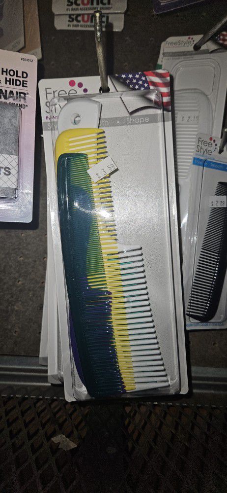 Hair Combs 5 Count $1 Each