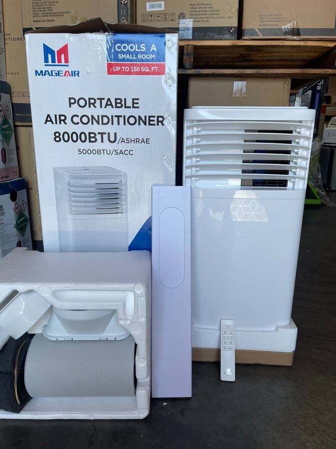BRAND NEW 8,000 BTU PORTABLE CONDITIONERS & WINDOW AC