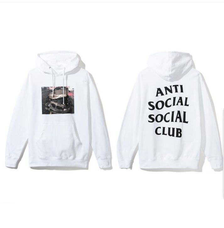 Anti social social club wrecked bmw hoodie