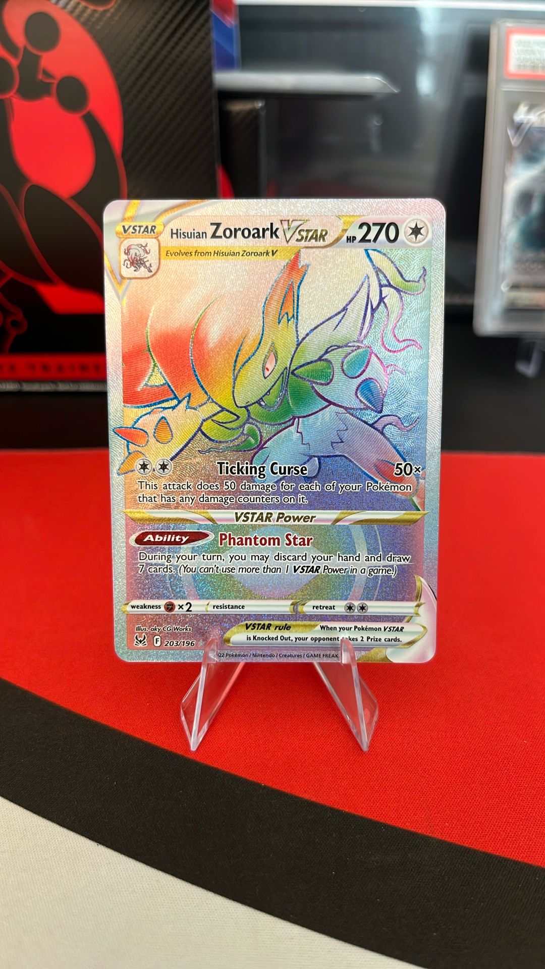 Pokemon Hisuian Zoroark VSTAR