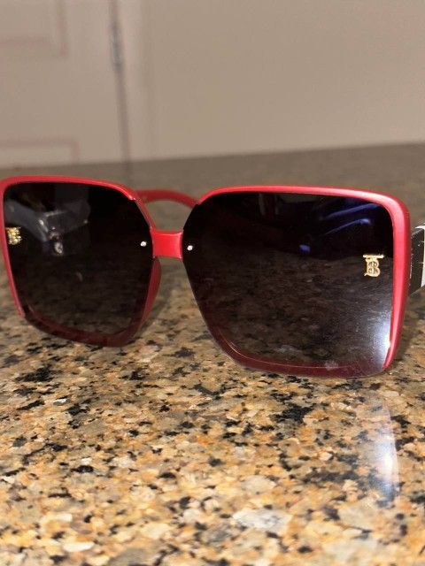 Burberry Sunglasses New Red
