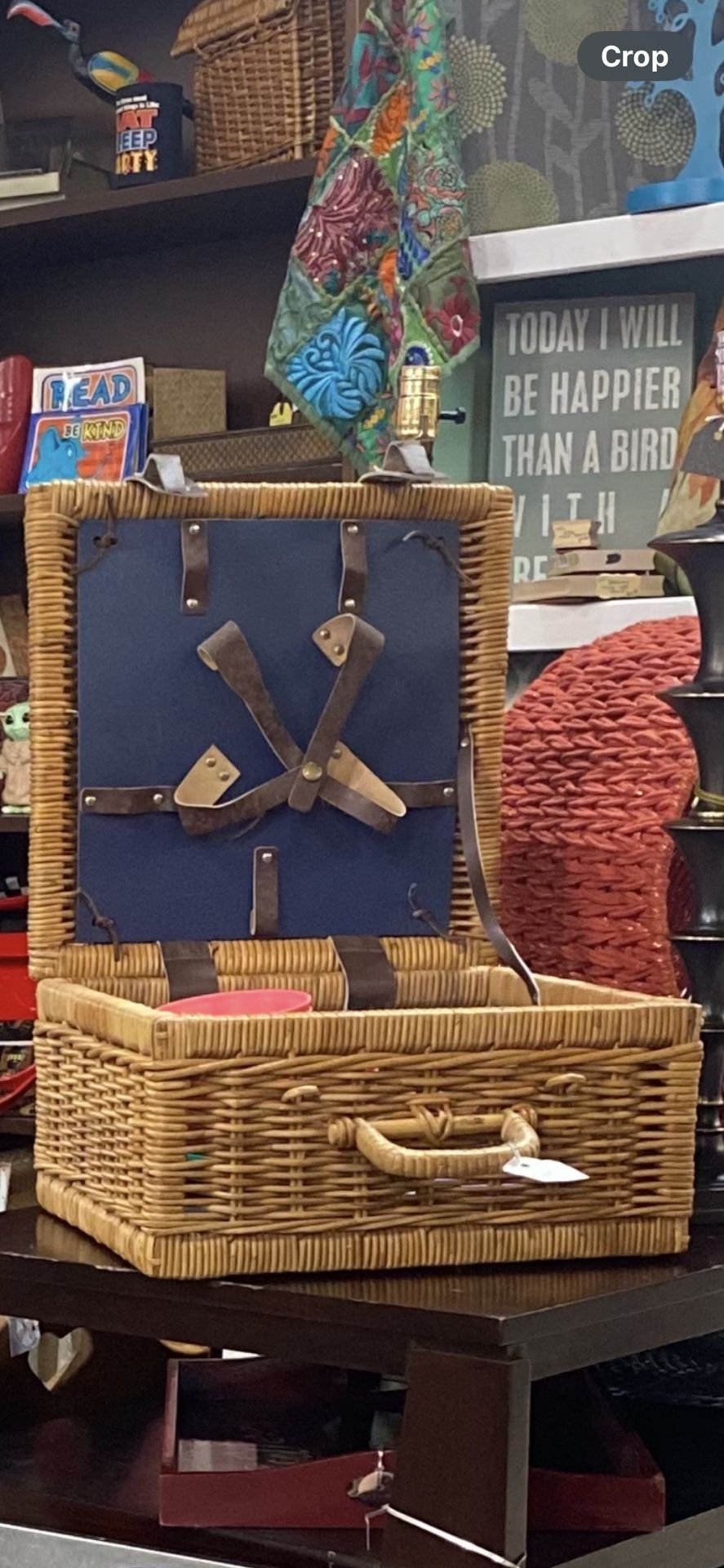 Vintage Picnic Basket 