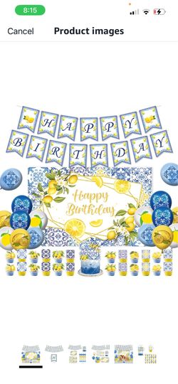 Amalfi Coast Theme Party Decor