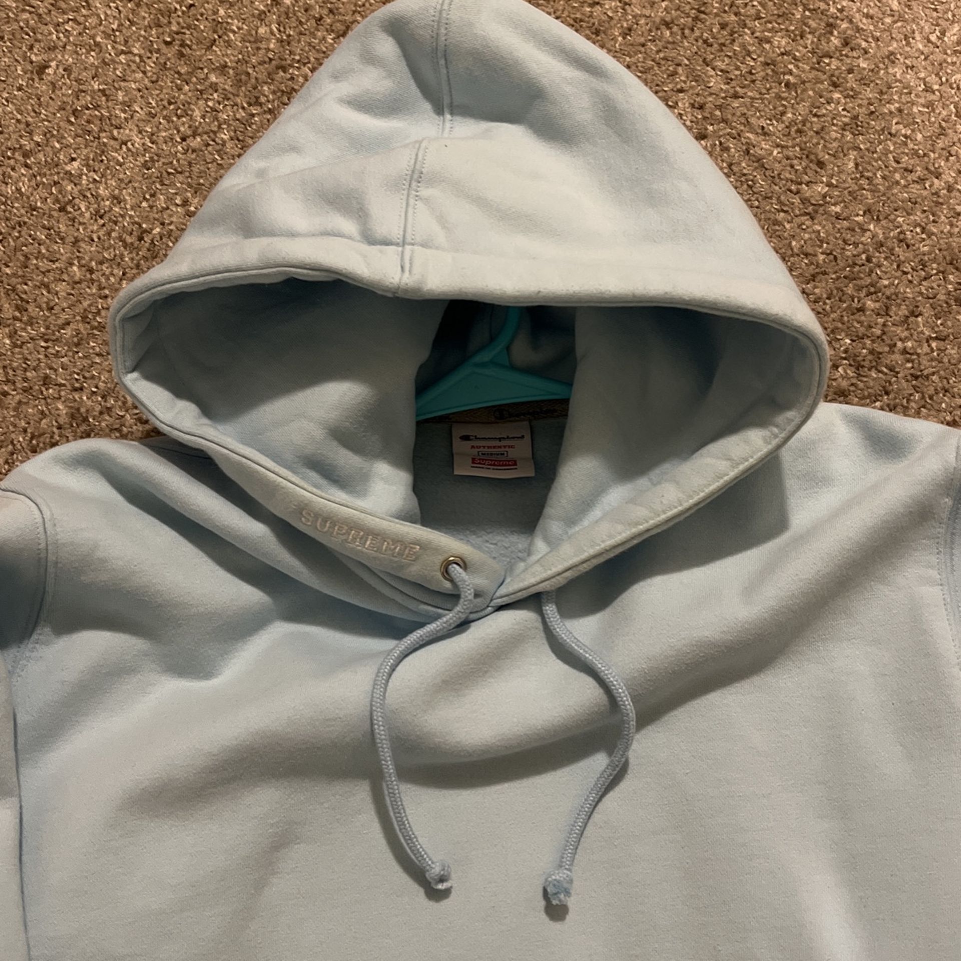 Supreme Champion Blue Hoodie 