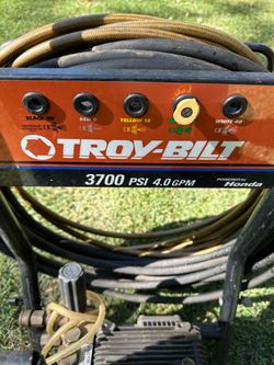 Troy bilt pressure washer