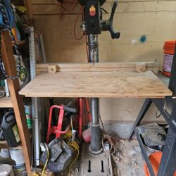 Drill Press, Router Table And Chop Saw