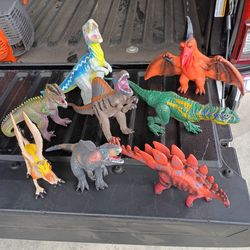 Toys dinosaurs were $30.00 Reduced to $25.00 for all por todos in Donna inside the city