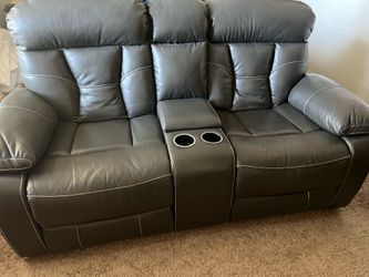 Grey recliner