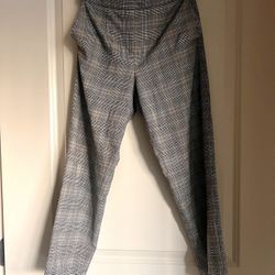 Aritzia Gray Plaid Pants