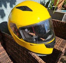 Yellow Street Bike Helmet DOT ILM-313